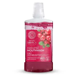 NATURA SIBERICA Ústní voda s Limonnikem nanai a Brusinkami 520 ml