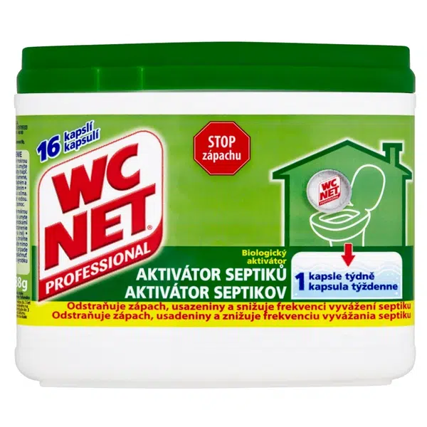 WC NET biologický aktivátor septiků 16 kusů