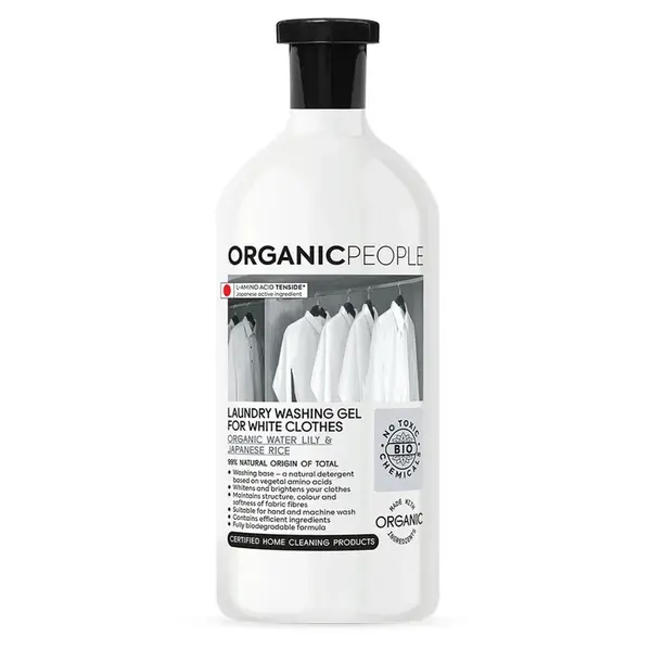 ORGANIC PEOPLE Eko Prací gel na bílé prádlo 1000 ml