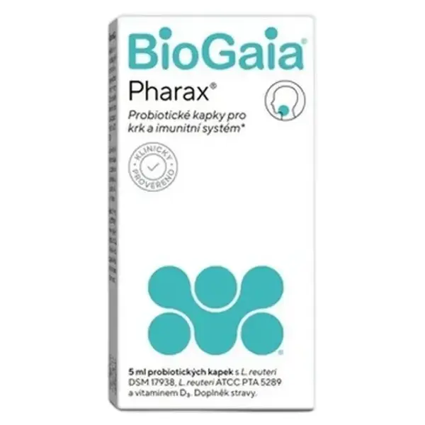 BIOGAIA Pharax probiotické kapky 5 ml