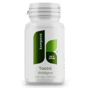 KOMPAVA Yucca shidigera 450 mg 120 kapslí