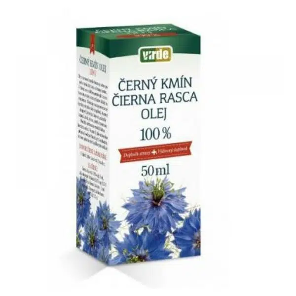 VIRDE Černý kmín olej 100% 50 ml, poškozený obal