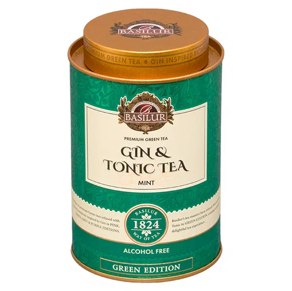 BASILUR Gin & tonic mint zelný čaj 75 g