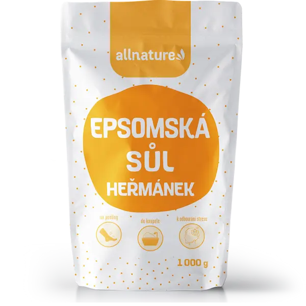 ALLNATURE Epsomská sůl Heřmánek 1000 g