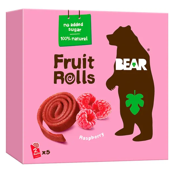 BEAR Ovocné plátky malina 5 x 20 g