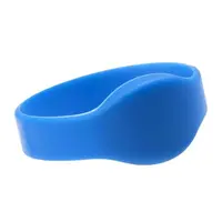 RFID přístupový čip 125kHz, silikonový náramek, modrý