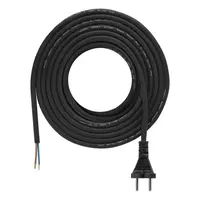 Flexo šňůra gumová 2x1,0mm2 5m černá EMOS S03050