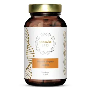 PURAVIA LABS Kurkumin a piperin komplex 90 kapslí