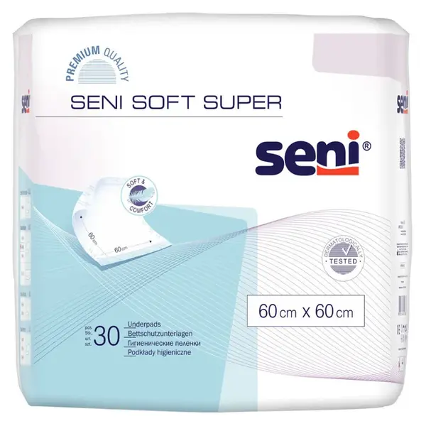 SENI Soft super absorpční podložky 60 x 60 cm 5 kusů