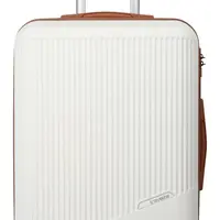 Střední skořepinový kufr na kolečkách Travelite Bali M White/Cognac