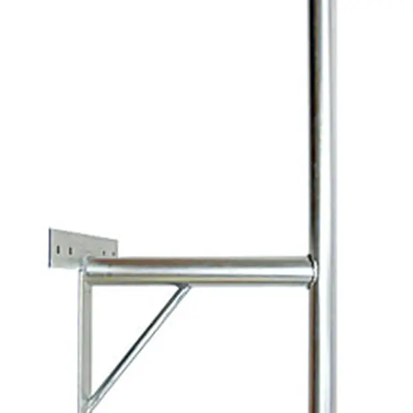 Anténní držák 35cm na zeď se vzpěrou, trubka 42/2mm, výška 60+40cm