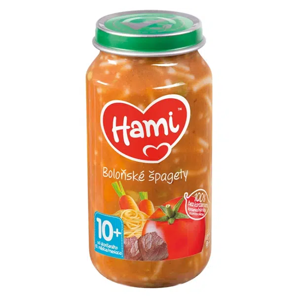 HAMI Boloňské špagety od 10.měsíce 250 g