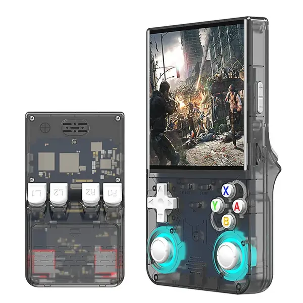 R36 Ultra Přenosná herní konzole s 4,0" IPS displejem, černá