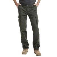 Bushman Pánské kapsáčové kalhoty Foster, tmavá khaki 64