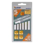 Plátky do přímočaré pily 5ks 75x2,5mm EXTOL PREMIUM 8805503