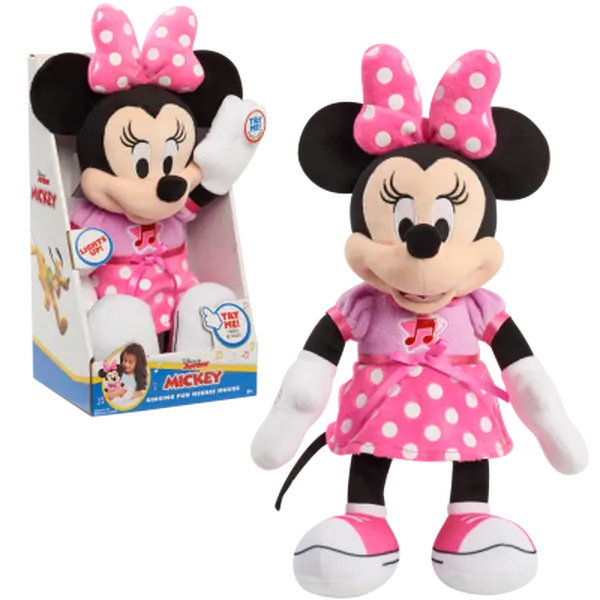 Mickey Mouse zpívající plyšák-Minnie