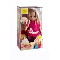 Panenka Sofinka s pejskem chodící a česky mluvící 42 cm