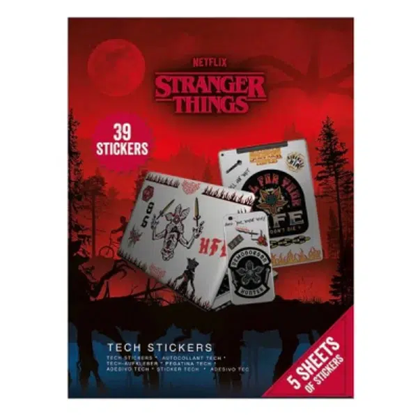 Samolepky technické Stranger Things 4