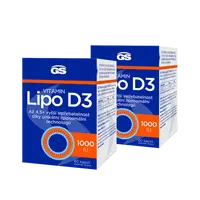 GS Vitamin Lipo D3 1000 IU, 2 × 60 kapslí