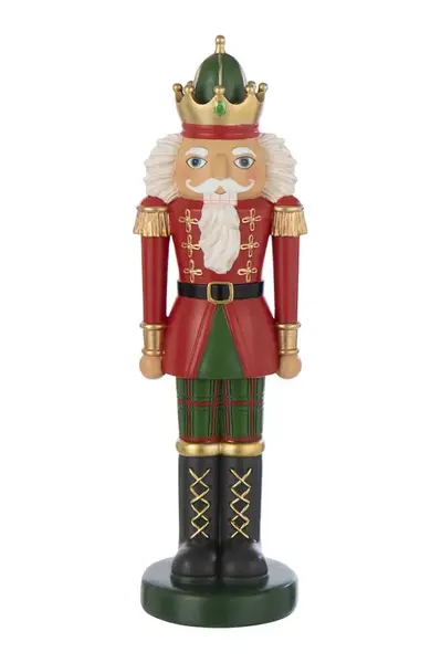 J-Line  figurka sváteční z plastu 12 x 38 cm