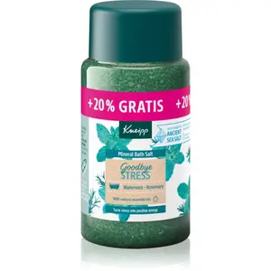 Kneipp Goodbye Stress sůl do koupele Watermint & Rosemary 600 g
