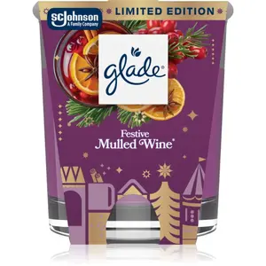 GLADE Festive Mulled Wine vonná svíčka 112 g