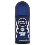 NIVEA Men Protect & Care Kuličkový antiperspirant pro muže 50 ml