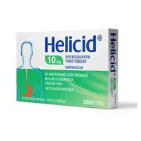 HELICID 10 Zentiva enterosolventní tvrdé tobolky 10 mg 28 kusů