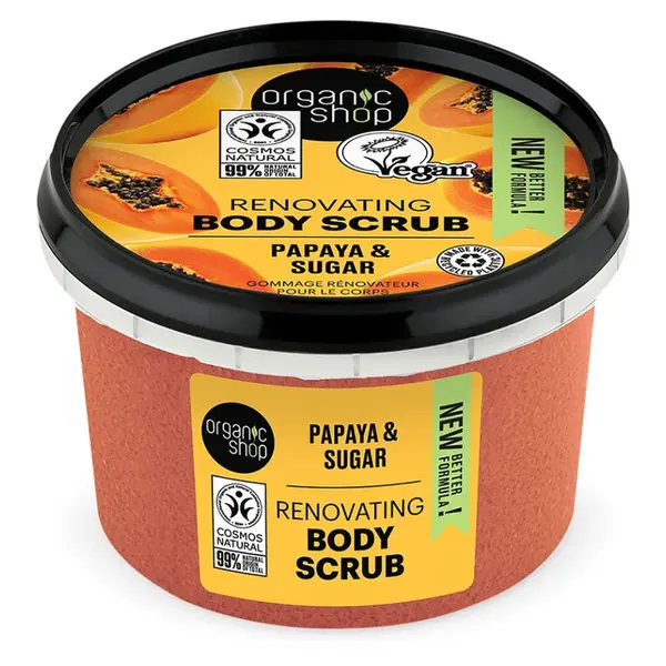 ORGANIC SHOP Tělový peeling Šťavnatá papája 250 ml