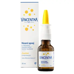 VINCENTKA Nosní sprej junior hypotonický 25 ml