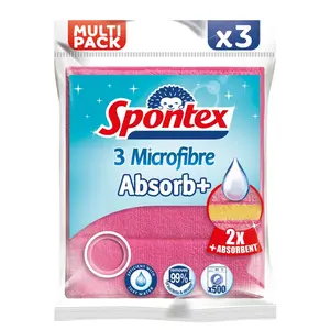 Spontex Absorb+ utěrka z mikrovlákna 3 ks