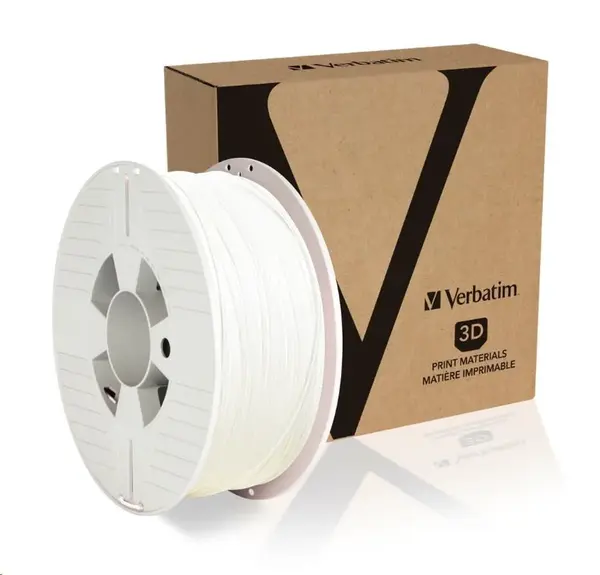 Verbatim 55315 3D filament, PLA, 1,75mm, 1000g, 335m, white