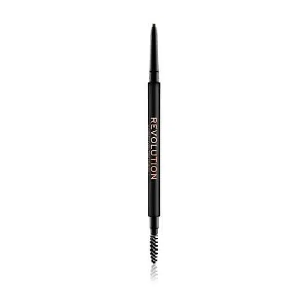 Revolution Precizní tužka na obočí s kartáčkem (Precise Brow Pencil Medium Brown)