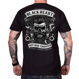 Triko BLACK HEART Respect Tradition černá 3XL