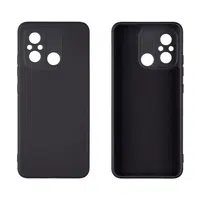 Zadní kryt OBAL:ME Matte TPU pro Xiaomi Redmi 12C, černá
