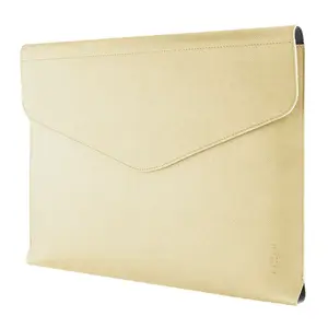 Pouzdro FIXED Siena pro notebooky a tablety do 13", světle žluté