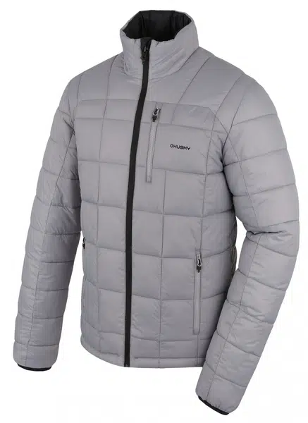 Husky Nodiq M S, grey/black Pánská plněná oboustranná bunda