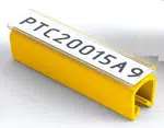 Partex PTC30030A9, bílý, 200ks, (4-5 mm), PTC nacvakávací pouzdro na štítky