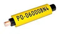 Partex PO-03000DN4, žlutá, 50m, 2-2,5mm, popisovací PVC bužírka s tvarovou pamětí, PO oválná