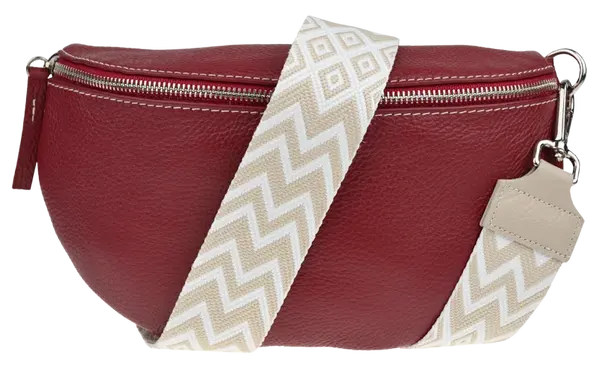 NovaKabelka.cz Reni Grande Rubino s přídavným popruhem III