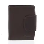 Pánská kožená peněženka hnědá - Diviley Universit