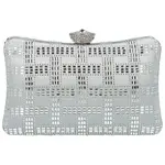 Dámské psaníčko stříbrné - Michelle Moon Klatsia