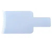 Kadeřnická lopatka/hřeben na melír Duko 105 x 225 - modrá (6284-blue)