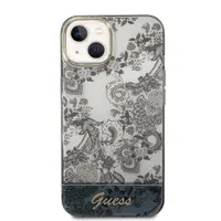 Zadní kryt Guess PC/TPU Toile De Jouy Case pro Apple iPhone 14, šedá