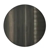 Nástěnná dekorace Layered Clay - černý kovový rám - kulatý - M - Ethnicraft