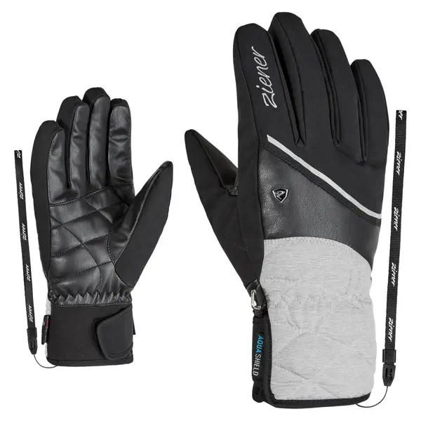 Ziener KAIKA AS® AW LADY 6,5, light melange Dámské rukavice