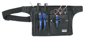 Brašna na nůžky Sibel 4 přihrádky - černá (0151016) + dárek zdarma