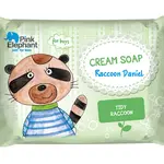 Dětské krémové tuhé mýdlo Pink Elephant Mýval Daniel - 90 g