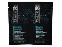 Šampon a maska pro poškozené a oslabené vlasy Black Keratin Protein - 2x10 ml (400005VZ)