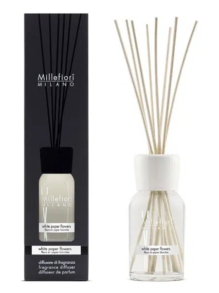 Millefiori Milano Aroma difuzér Natural White Paper Flowers 250 ml